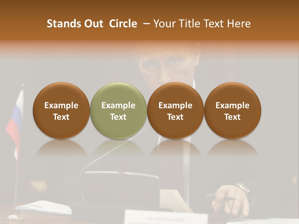 Russian President - Assassin PowerPoint Template