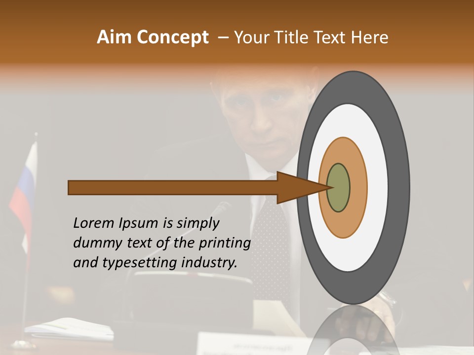 Russian President - Assassin PowerPoint Template