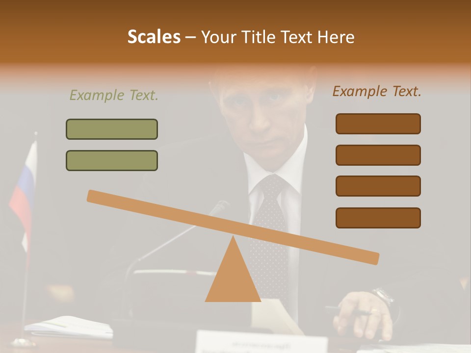 Russian President - Assassin PowerPoint Template