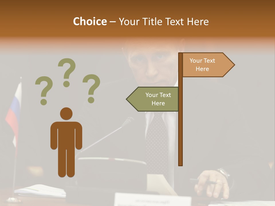 Russian President - Assassin PowerPoint Template