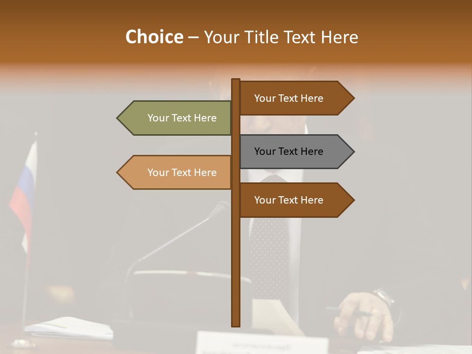 Russian President - Assassin PowerPoint Template