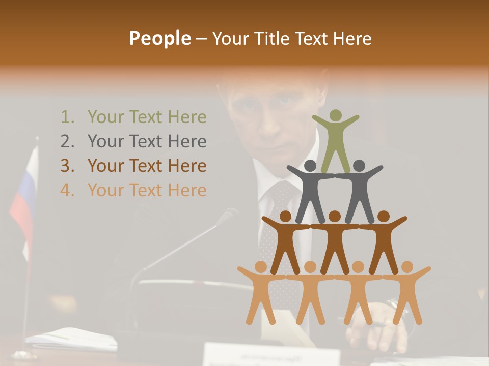 Russian President - Assassin PowerPoint Template