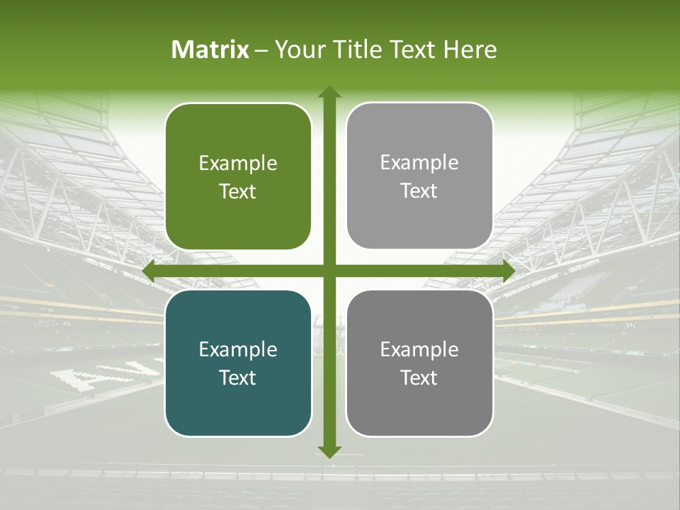 Green Auditorium Space PowerPoint Template