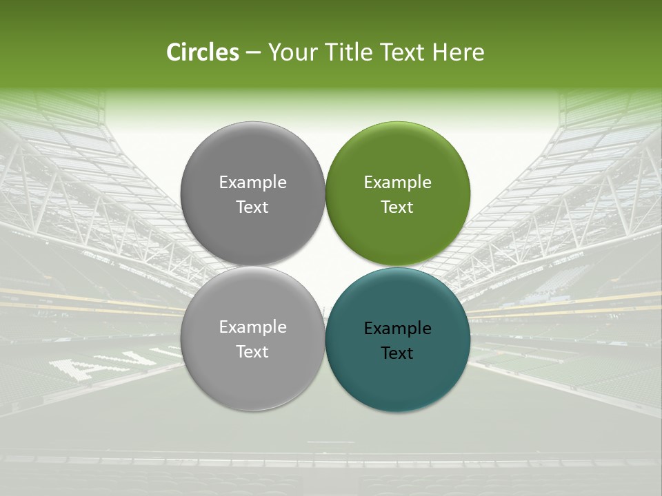 Green Auditorium Space PowerPoint Template