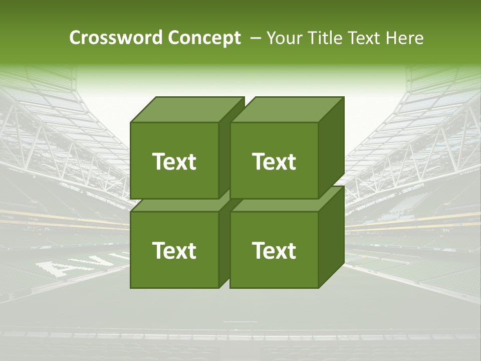 Green Auditorium Space PowerPoint Template