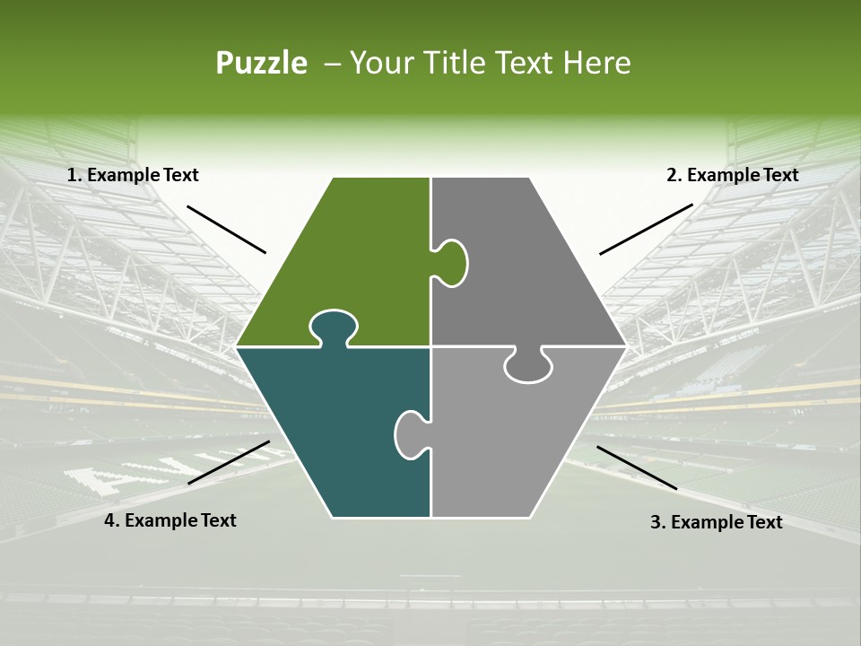 Green Auditorium Space PowerPoint Template