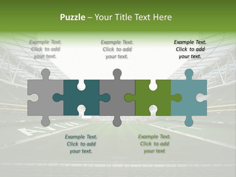 Green Auditorium Space PowerPoint Template