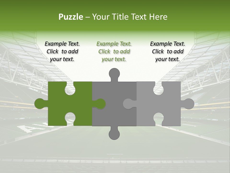 Green Auditorium Space PowerPoint Template