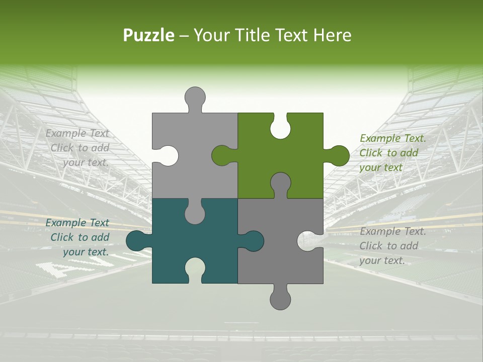 Green Auditorium Space PowerPoint Template