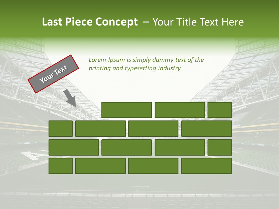 Green Auditorium Space PowerPoint Template