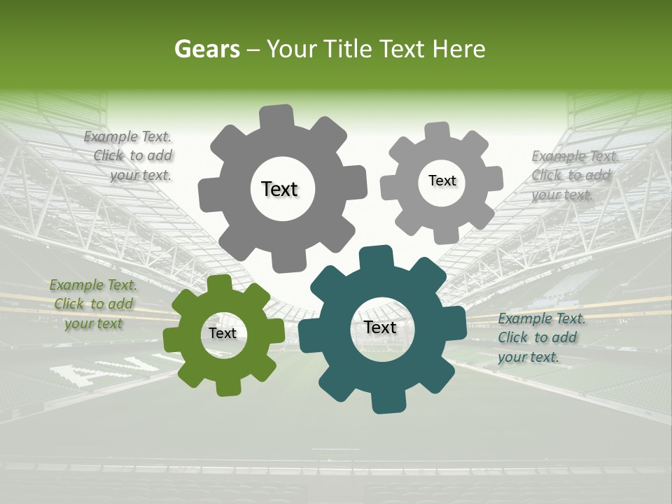 Green Auditorium Space PowerPoint Template