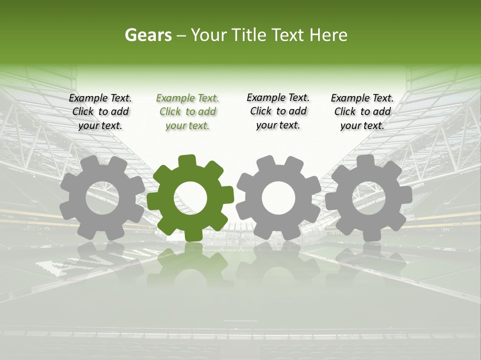 Green Auditorium Space PowerPoint Template