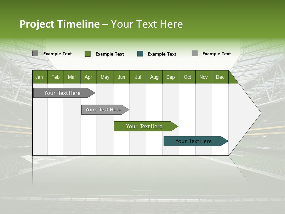 Green Auditorium Space PowerPoint Template