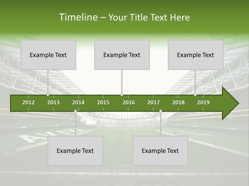 Green Auditorium Space PowerPoint Template