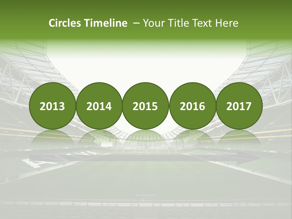 Green Auditorium Space PowerPoint Template