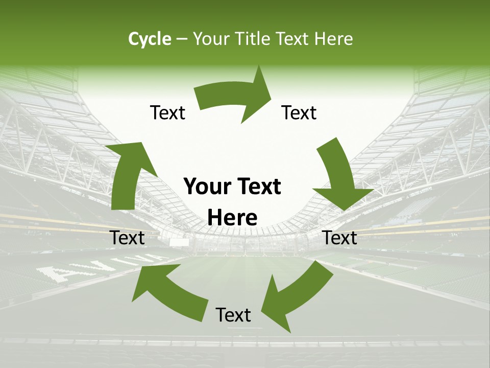 Green Auditorium Space PowerPoint Template