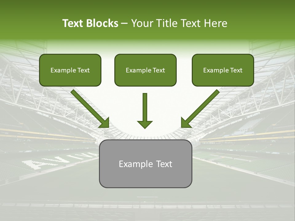 Green Auditorium Space PowerPoint Template