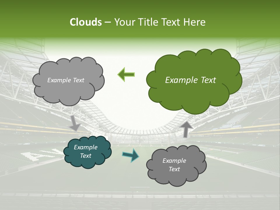 Green Auditorium Space PowerPoint Template