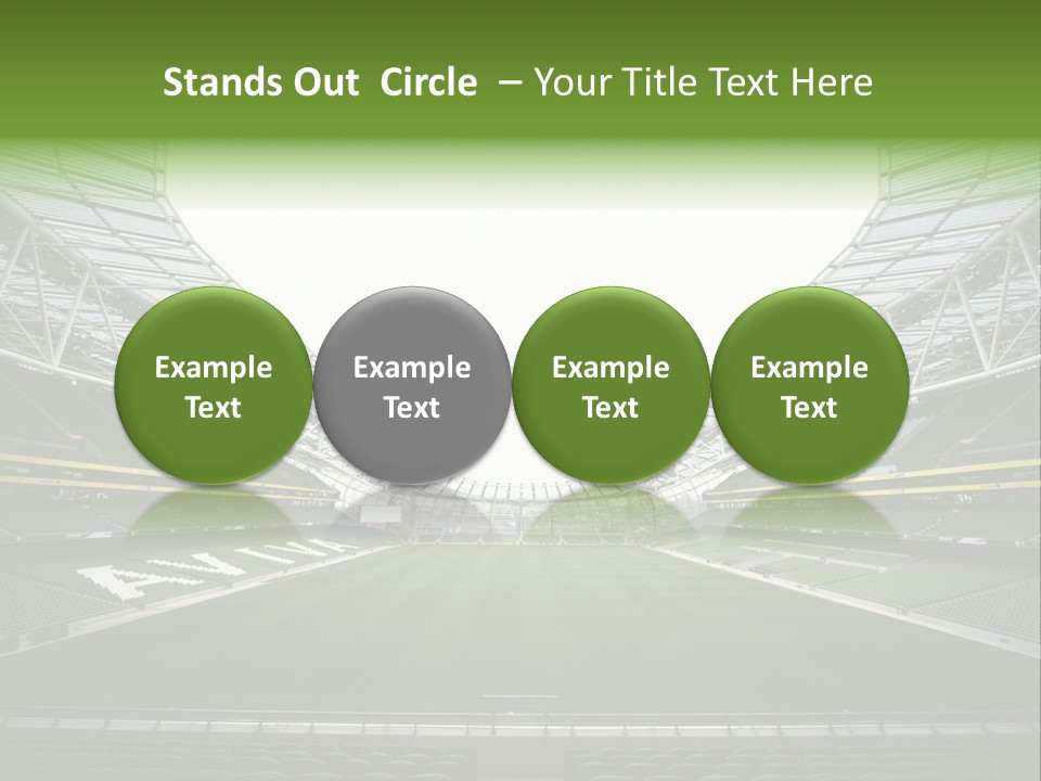 Green Auditorium Space PowerPoint Template