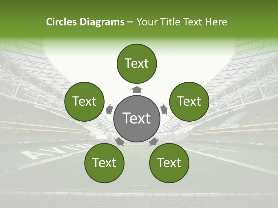 Green Auditorium Space PowerPoint Template