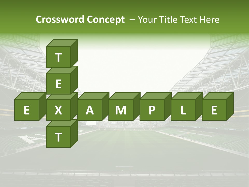 Green Auditorium Space PowerPoint Template