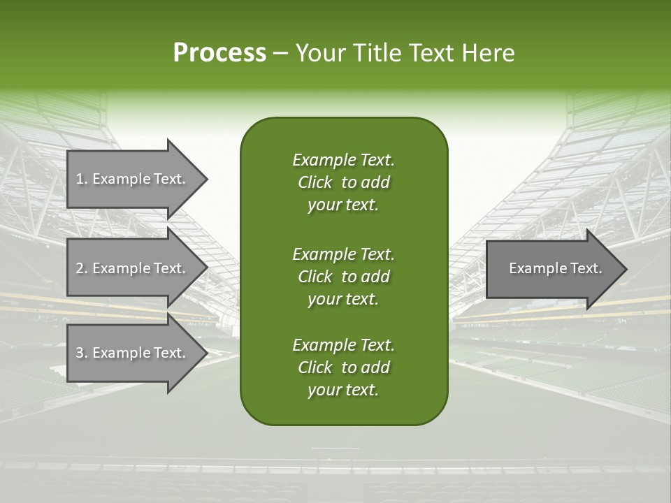 Green Auditorium Space PowerPoint Template
