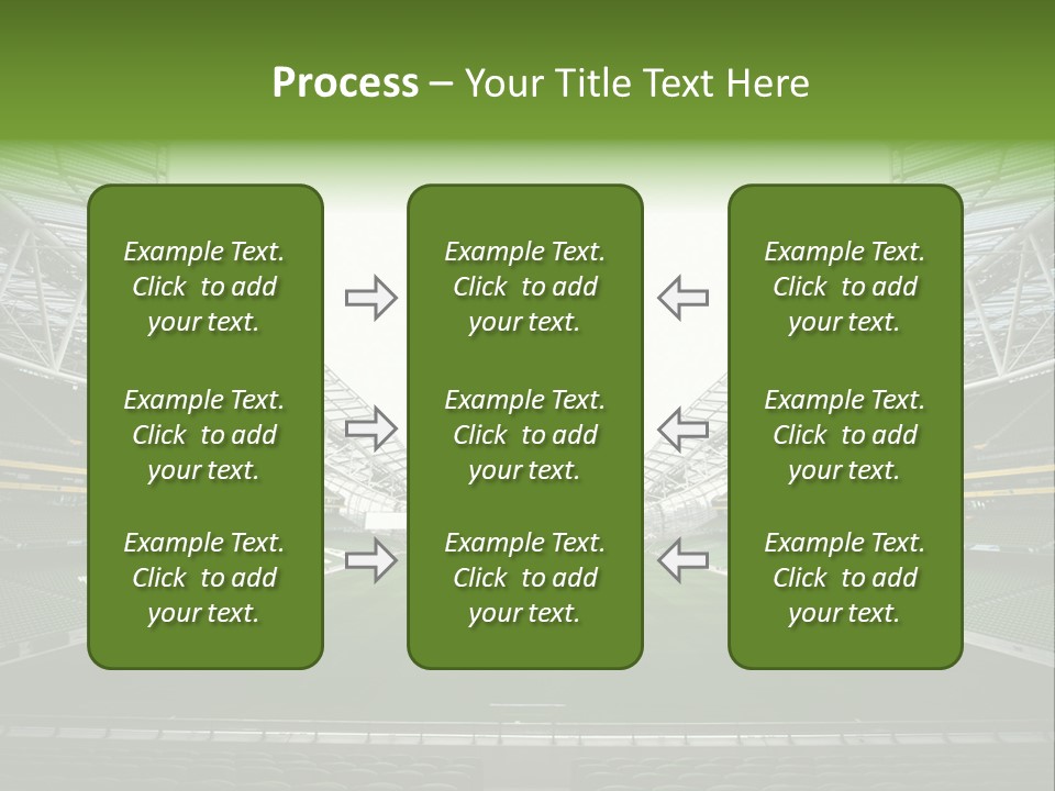 Green Auditorium Space PowerPoint Template