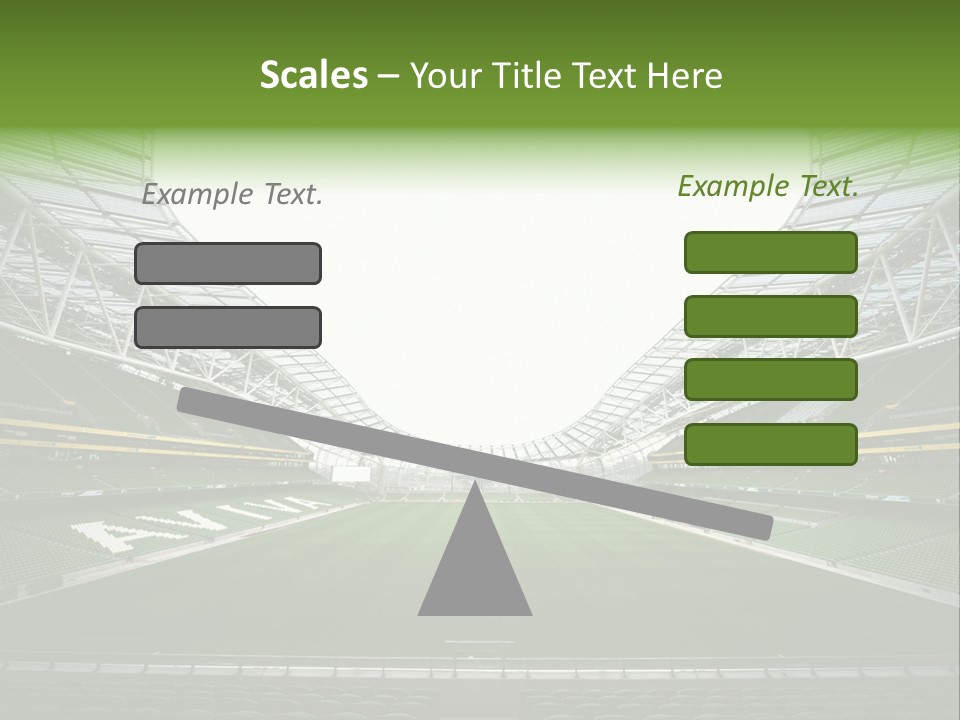 Green Auditorium Space PowerPoint Template