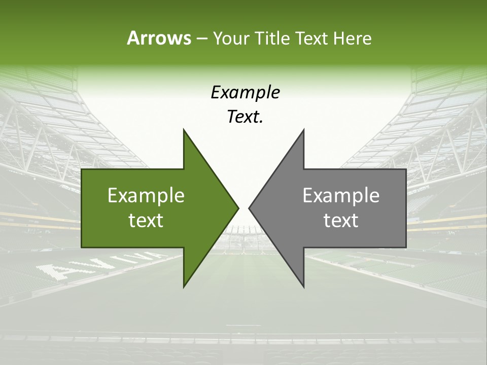 Green Auditorium Space PowerPoint Template