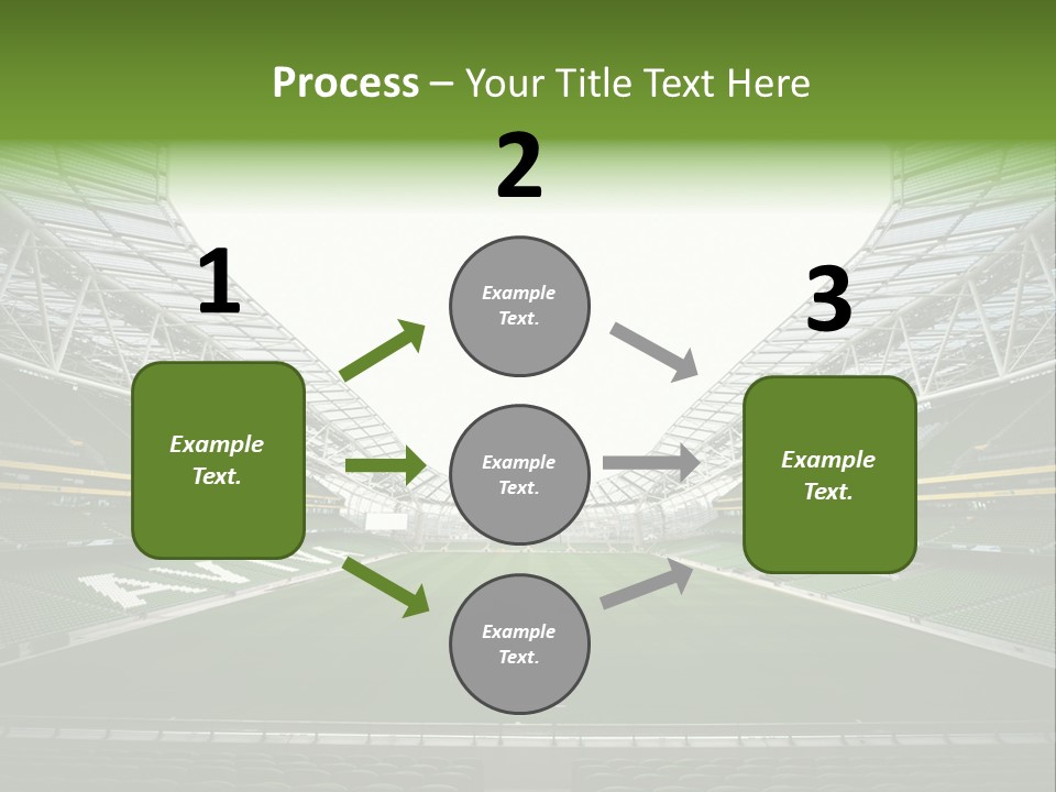 Green Auditorium Space PowerPoint Template