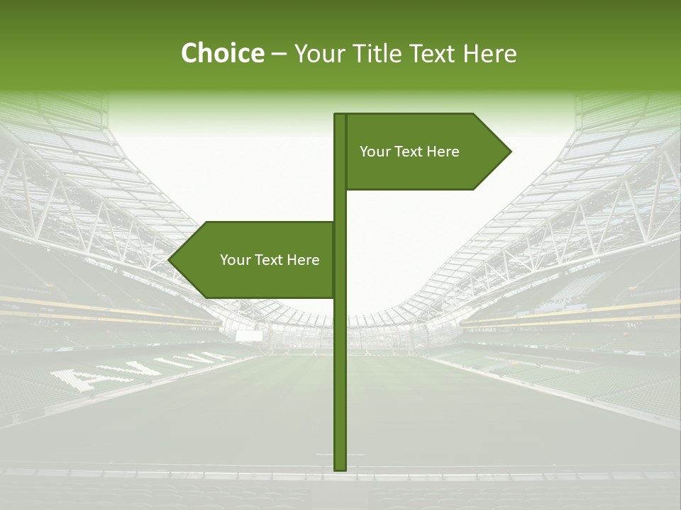 Green Auditorium Space PowerPoint Template