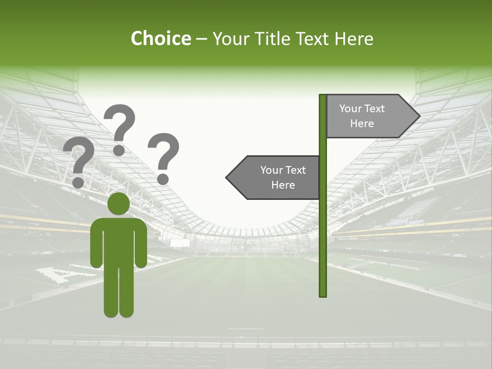 Green Auditorium Space PowerPoint Template