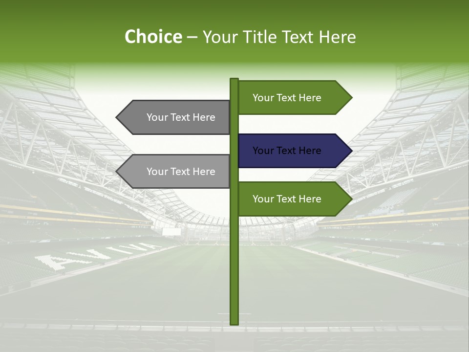 Green Auditorium Space PowerPoint Template