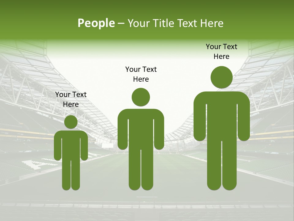 Green Auditorium Space PowerPoint Template