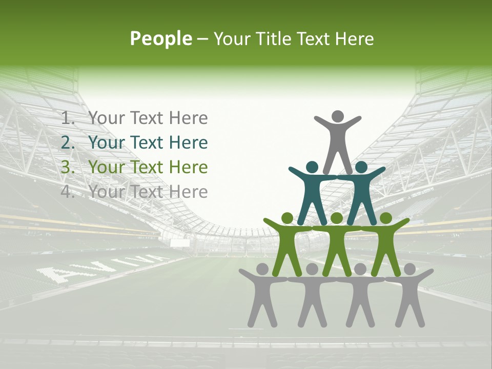 Green Auditorium Space PowerPoint Template