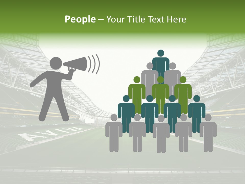 Green Auditorium Space PowerPoint Template