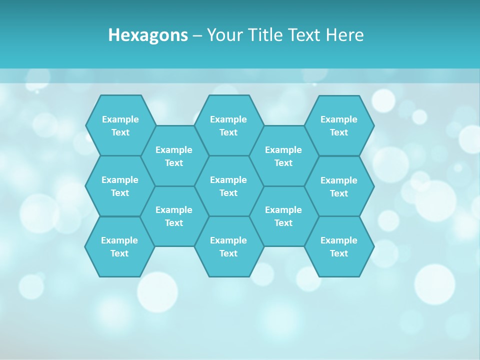 Graphic Vibrant Pattern PowerPoint Template