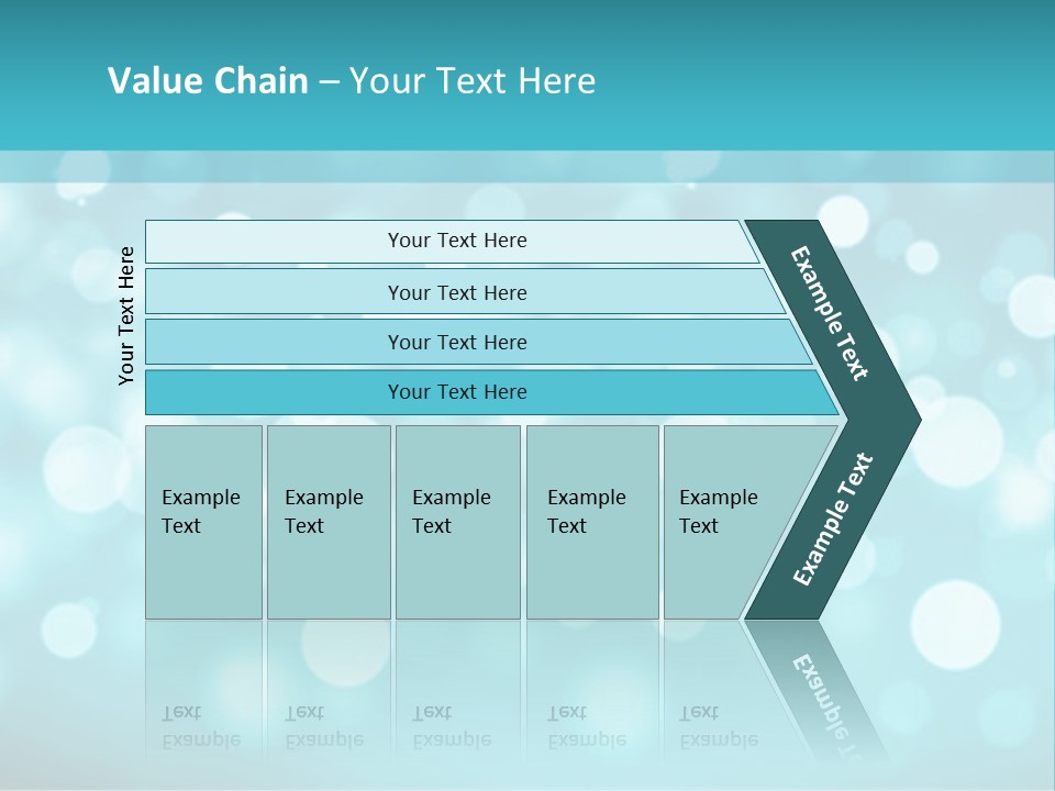 Graphic Vibrant Pattern PowerPoint Template
