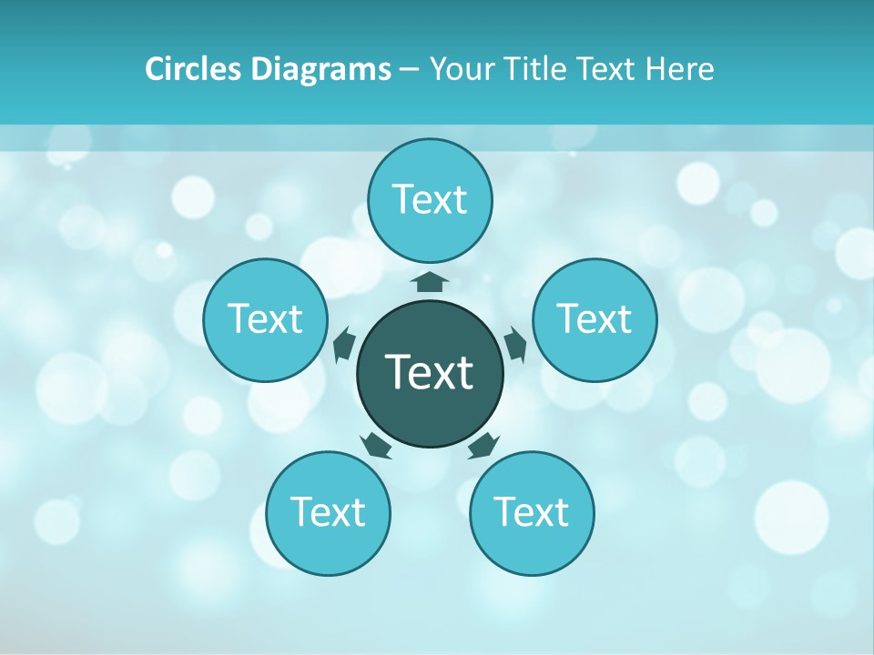 Graphic Vibrant Pattern PowerPoint Template