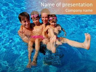 Sisters Youth Summer PowerPoint Template