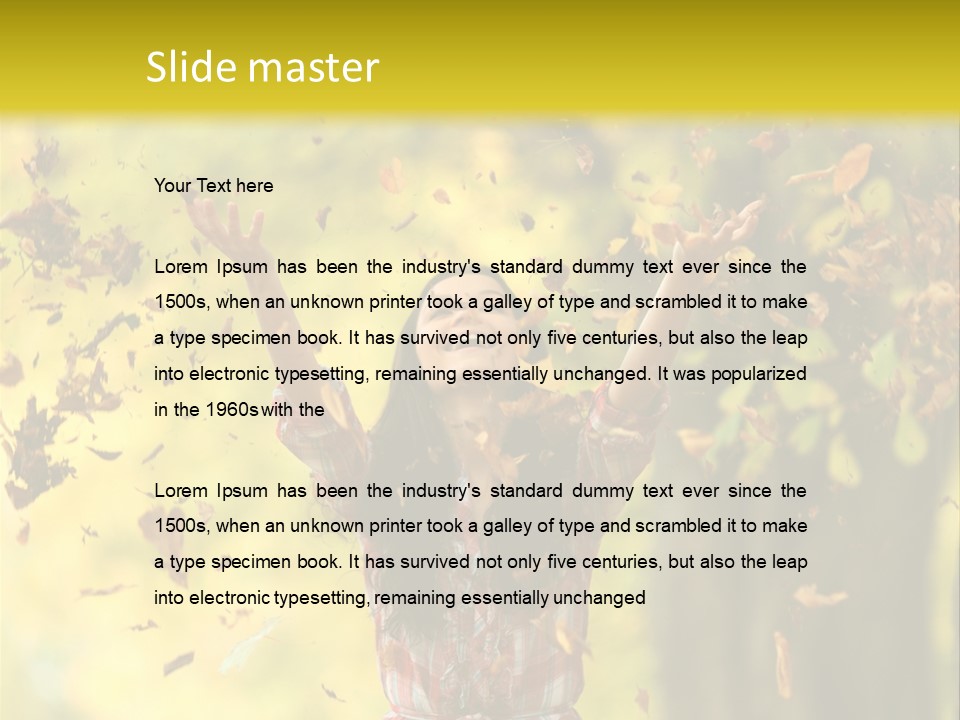 Outdoors Vacation Colorful PowerPoint Template