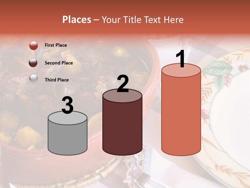 Plate Dinner Variation PowerPoint Template
