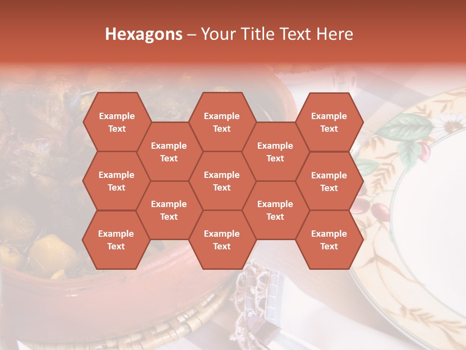 Plate Dinner Variation PowerPoint Template