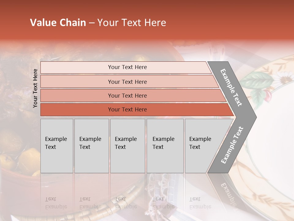 Plate Dinner Variation PowerPoint Template
