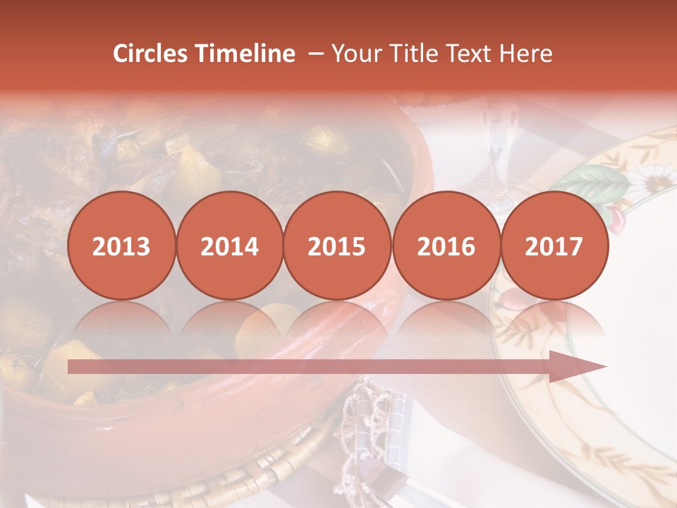 Plate Dinner Variation PowerPoint Template