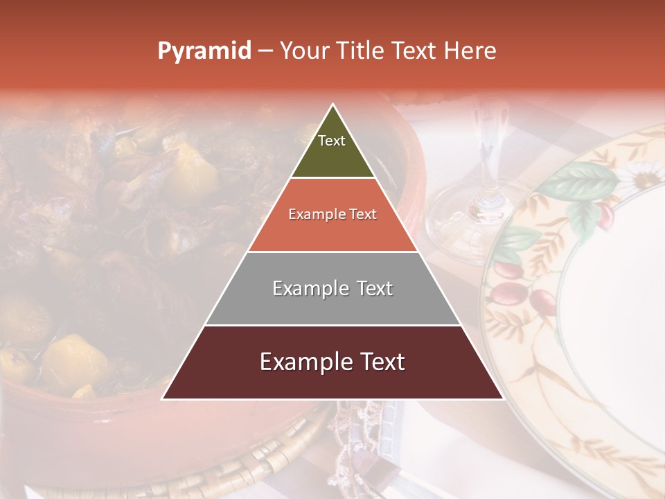 Plate Dinner Variation PowerPoint Template