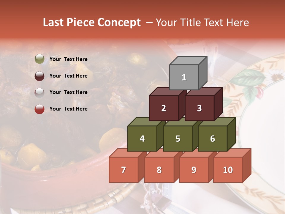 Plate Dinner Variation PowerPoint Template