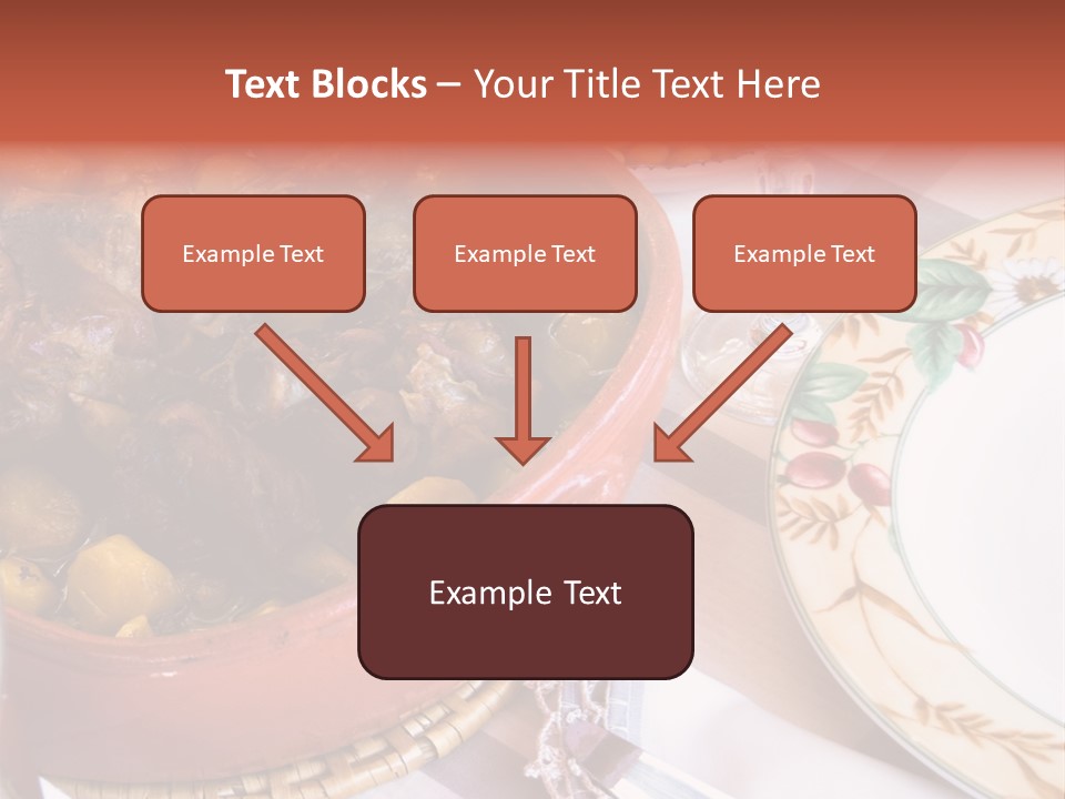 Plate Dinner Variation PowerPoint Template