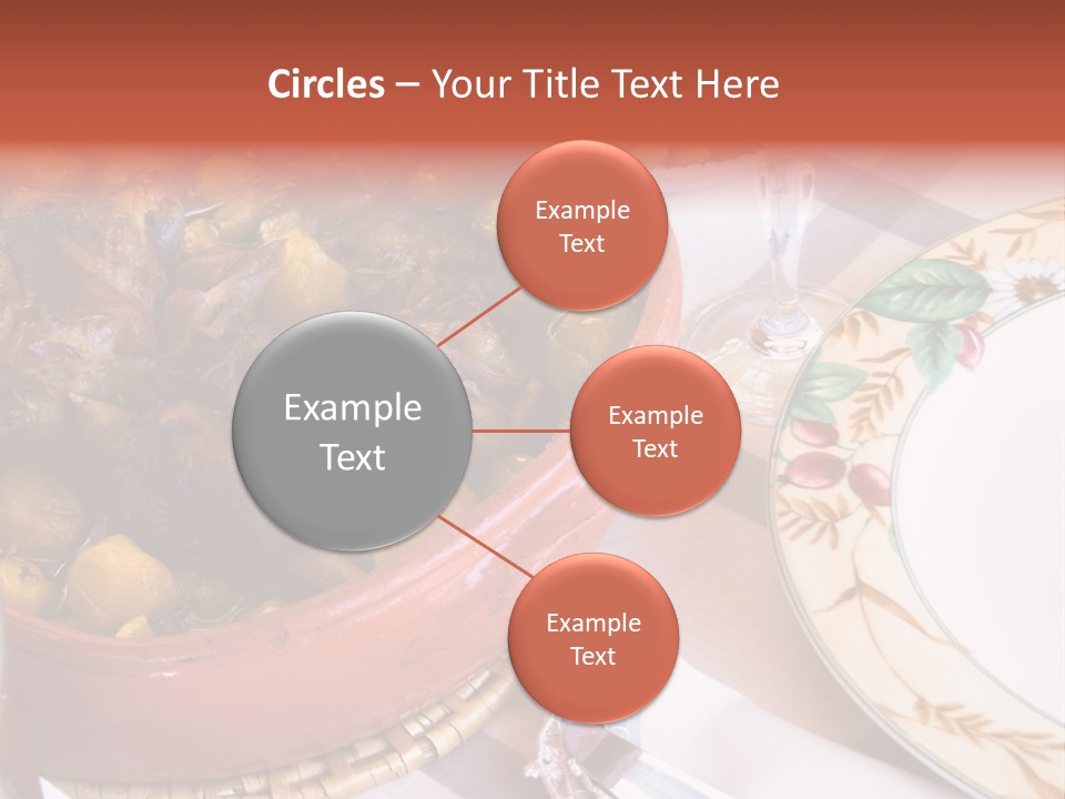 Plate Dinner Variation PowerPoint Template