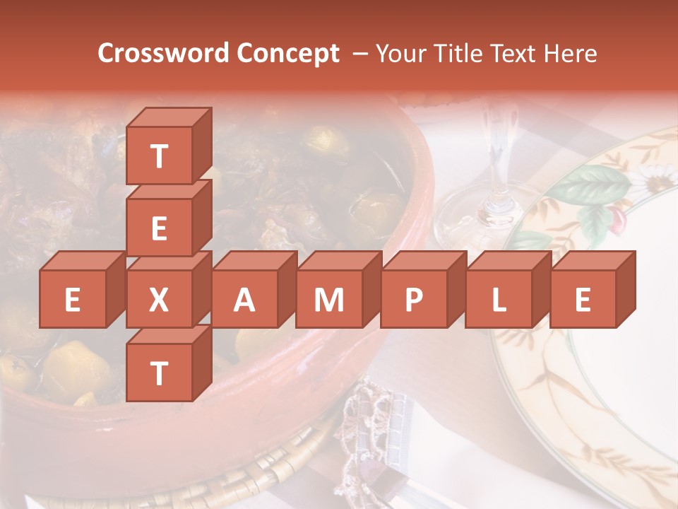 Plate Dinner Variation PowerPoint Template